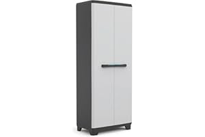 Keter 9724000 Linear Ripiani Regolabili, Grigio, 68x39x173 cm