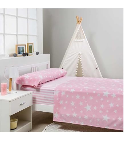 Set Lenzuola Bambini Grigio Con Gatti - 50% Cotone 50% Poliestere, 90x190/200 Cm + Federa Cuscino