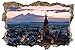 Produktbild City Skyline Freiburg Altstadt Abend Wandtattoo Wandsticker Wandaufkleber D1465 Größe 100 cm x 150 cm