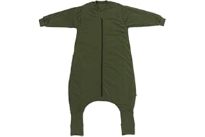 SCHLUMMERSACK Slumbersac Saco de Dormir Bebe con pies para Todo el año 2.5 TOG Oeko-Tex| Saco Dormir Bebe con piernas, Mangas largas y con puños Plegables