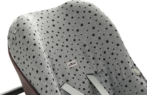 Janabebe® – Baumwollbezug Black Star Pebble Maxi -Cosi y Bébé confort, Abdeckung Stubenwagen , Autositz - 4