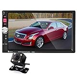 Monitor de pantalla táctil de 7 ": interfaz de menú dinámico, toque suavemente, podría llegar a la interfaz lo que necesite, reproducir música, llamadas por Bluetooth, reproductor de música Bluetooth, etc., tan conveniente para su vida