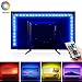 Produktbild LED Strip, opamoo Led TV Hintergrundbeleuchtung USB LED Licht Streifen 16 Farbe Dimmbar LED Streifen mit 24 Keys Remote für 40 bis 60 Zoll HDTV, TV-Bildschirm und PC-Monitor