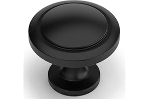 Amerdeco 12 Stück Möbelknöpfe Schrankknöpfe Schwarz Schubladenknöpfe Knauf Für Schrank Türknauf Kommodenknöpfe Schrankknöpfe