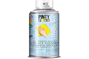 LIMPIADOR PARA OBJETOS Y SUPERFICIES 100% ALCOHOL ISOPROPILICO EN SPRAY 400ML PINTY PLUS