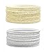 24 Piece Glitter Bangle Set: 12 Silver & 12 Gold