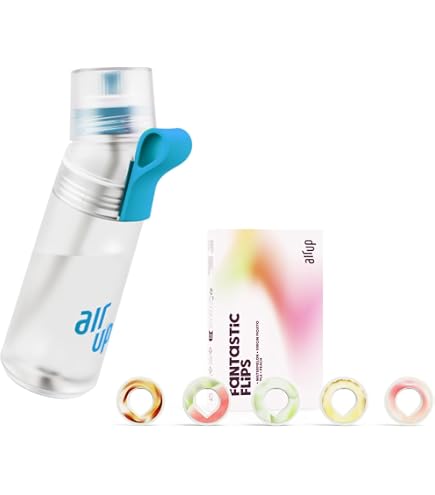 Gourde Air Up Twist Pro - 600 Ml - Saveur Sauge Verte - Rose - Neuf Scellé - Sans BPA
