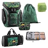 Sicherheit: reflektierende Elemente an allen Seiten. Ergonomisch-e gepolsterte Rückenpartie.