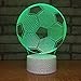 Produktbild 3D Nachtlicht 7 Farben Ändern USB Power Touch Schalter Decor Lampe fußball Optische Illusion Lampe LED Tisch Schreibtischlampe Brithday Kinder