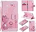 Produktbild Nancen Sony Xperia XZ (5,2 Zoll) Hülle / Handyhülle, Painted Nette PU Leder Tasche Schutzhülle Case Lederhülle Flip Cover mit Standfunktion, zwei Kartenfächer und Eine Brieftasche Etui [Katze und Biene]