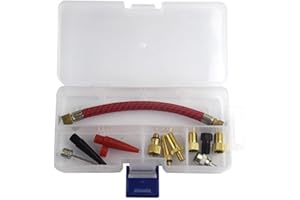 qiqiqiaqia 1 Set Valve Converter Set Bike Valve Adapter Bicycle Air Bicycle Pump Valve Extension Pipe for All Type Ball Bike Tyres