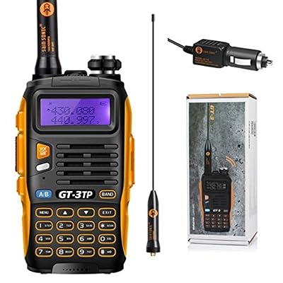 Baofeng 2015 Baofeng GT-3 TP Mark III 136-174 / 400-520MHz Tri-Power 1/4 / 8W talkie walkie plus efficaces Range pour Parler avec 8W puissance de sortie+ Chargeur de voiture +antenne+adaptateur+chargeur de bureau+Li-ion batterie,etc