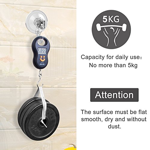 Budget&Good 6 Stück praktische Haken Saugnapf Saughaken Handtuchhalter Selbstklebend an glänzenden Wand Fliesen Spiegel Schrank - 3