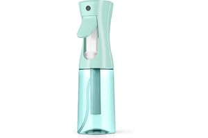 Alaoo Butelki z rozpylaczem fryzjerskim, wielofunkcyjna, ciągła butelka z rozpylaczem 200 ml, z delikatną mgiełką, pojemnik z rozpylaczem do wielokrotnego napełniania, do podróży, do stylizacji włosów