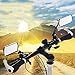 Produktbild BestFire 1 Paar Verstellbare drehbare Flexibilität Fahrrad Lenker Rückspiegel Radfahren MTB Elektrische Autos Rechteck Reflektor Spiegel Rearview Weitwinkel Horizont Aluminiumlegierung für 22mm