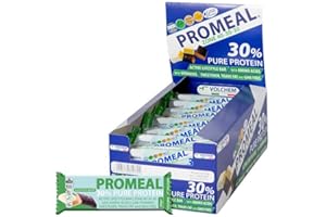 Volchem Promeal Zone 40-30-30, Barretta Proteico-Energetica con Ripartizione di Carboidrati-Proteine-Grassi (40-30-30), Senza Grassi Idrogenati, Scatola da 36 Barrette, Gusto Cereali, 936 g