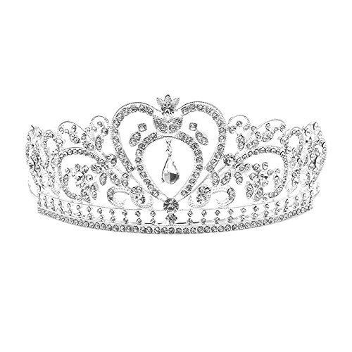 Simplelife Wedding Bridal Princess Rhinestone Tiara Crown Headband Women Hair Accessories