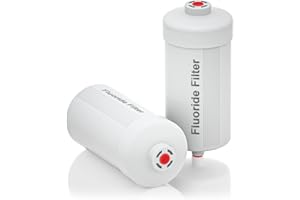 Joypur Lot de 2 filtres à eau par gravité, fluorure, arsenic, pièces de rechange pour les systèmes de filtration par gravité, réduit efficacement le chlore et le fluor