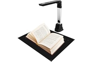 NetumScan Escáner de Libros SD-800NC Escáner de Documentos portátil 8MP MAX Tamaño A4 con lámpara de Escritorio de Mesa LED Inteligente OCR para la Oficina en casa