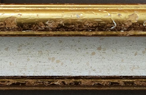 Spiegel Wandspiegel – Genua Weiß Gold 4,3 – Über 14000 Größen im Angebot zur Auswahl – hier: 50 x 40 cm – Maßanfertigung - 2