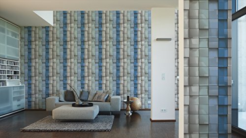 A.S. Creation Vlies Tapete Kollektion Move your Wall, blau, 960201 - 3