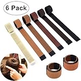 WEBSUN 6PCS Hair Bun Maker Easy & Fast Donut Bun Maker, Magic Perfect Bun Maker DIY Snap Beauty Crown and Donut Hair Bun Making Roll Tool Ponitail Holder