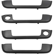 Lot De 4 Couvercles De Poignée De Porte Extérieure De Voiture En Fibre De Carbone Pour Smart Fortwo W451 2009 2015 94930558