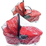 Baby Travel Universal Pram and Carrycot Rain Cover (Large)
