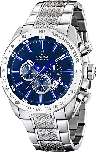 Festina Herren-Armbanduhr Sport Analog Quarz Edelstahl F16488/B Festina Herren-Armbanduhr Sport Analog Quarz Edelstahl F16488/B