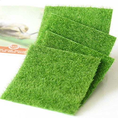 Künstliche Gras gefälschte Rasen gefälschte Gras Miniatur DIY Puppenhaus Garten Heim Dekoration Ornament - 2