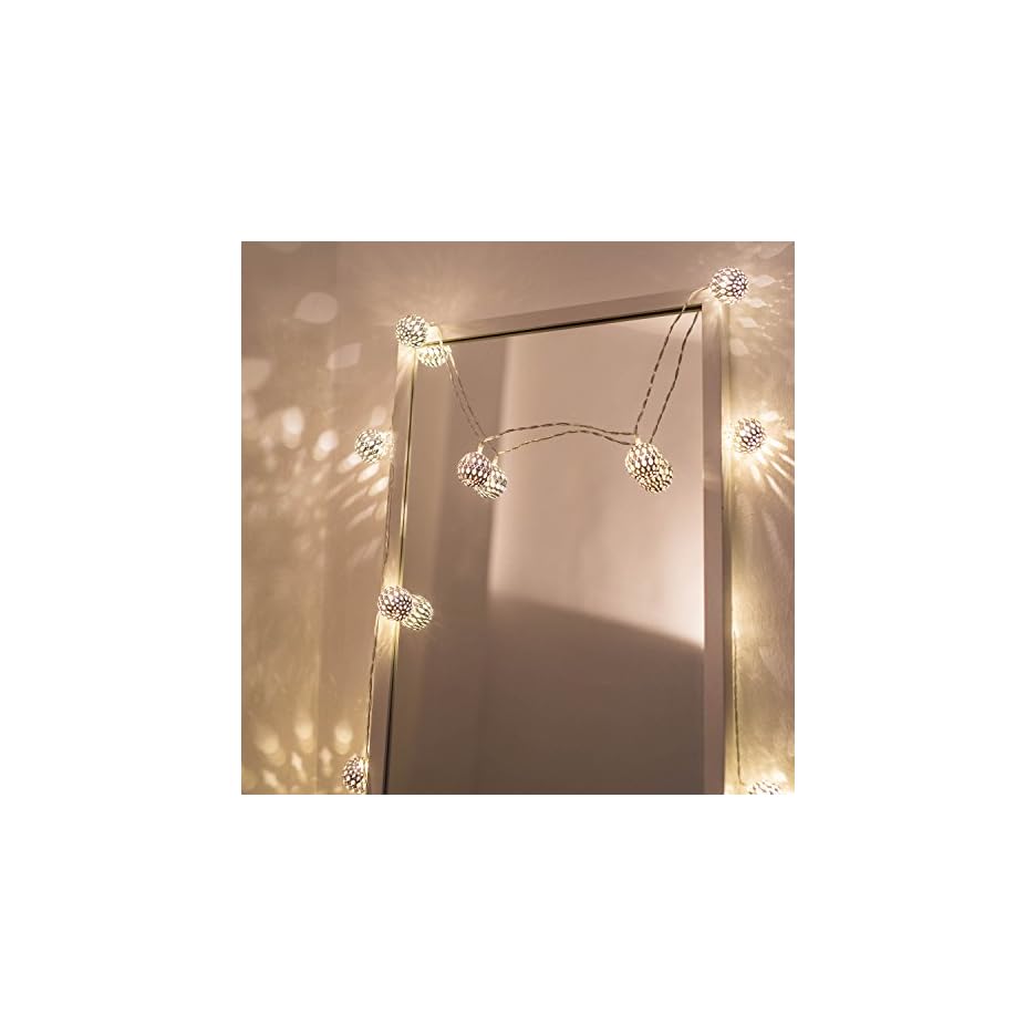 CozyHome marokkanische LED Lichterkette – 7 Meter | Mit Netzstecker