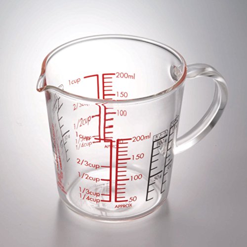 Hario VD Messung Glas Krug, 200 ml - 3