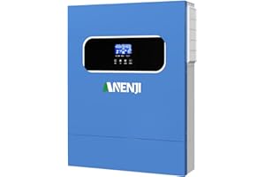 ANJFYLQUE 11000W Solar Hybrid Wechselrichter 48V DC zu 230V AC Reiner Sinus Mit 160A MPPT, Netzeinspeisung,2x5500W PV Eingang,Betrieb ohne Batterie + WiFi-Fernüberwachung 4 Lademodi für Wohnmobile/Hausnotstrom