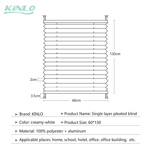 Plissee Beige SHINY HOME - 2