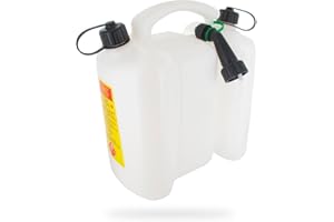 GREENSTAR TECOMEC - Jerrican 3L + 6L- Jerrican Plastique Double Usage avec Bec Verseur - Norme UN Pour Transport de Matières Dangereuses