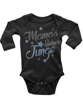 Mikalino Babybody Mamas kleiner Junge langarm