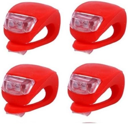Silicate Bike Bicycle Rear Wheel LED Flash Light Red By 8m