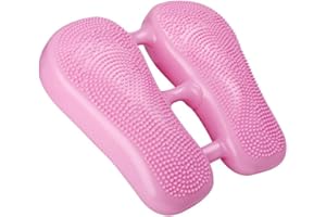 YADLCR Mini Stepper - Stepper Portatile Gonfiabile Balance Stepper Foot Stepper Machine Allenamento Step Esercizi Perdere Peso Fitness Stepper per l' Ufficio a casa (Color : Pink)