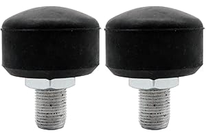 Hemore Vitesse Roller Freins Skate Freins Résistant à l'usure Réglable Quad Stopper Noir 2PCS