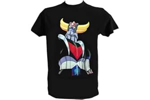 UZ Design T Shirt UFO Robot Uomo Bambino Maglietta Cartoni Animati Anni 80