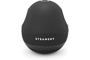 Steamery Rasoir Anti bouloche Pilo 1, enlève Les Peluches et Les Bouloches, 5W, Portable, Rechargeable, Ergonomique, Design scandinave, Noir