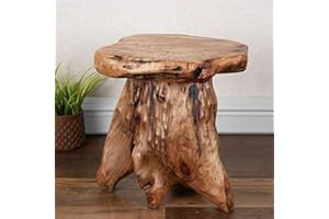 Mydealsaver Solid Teak Root Wood Coffee Table Rustic Charm Weather-Resistant Home Interior Living Room Bedroom Outdoor Garden Furniture Couch Side End Table Lamp Plant Consol Tall Wine Hallway Stool