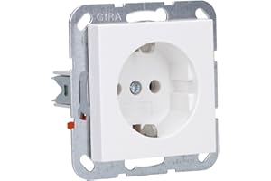 VOLTKING GIRA 418827 SCHUKO Steckdose System 55 Reinweiß seidenmatt