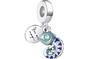 Alstiva Tiere Hase Vierblättriges Kleeblatt 925 Sterling Silber 5A Zirkonia Charm Anhänger für Armband Charm Bead Pendant für Europäische Armbänder Halsketten Schmuck Geschenk für Damen