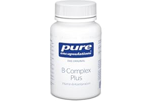 Pure Encapsulations - B-Complex Plus - Aktivierte B-Vitamine mit Metafolin für eine verbesserte Aufnahme - 60 vegane Kapseln