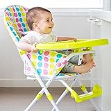 Klappbarer Baby-Hochstuhl | Praktischer Sitz für Kinder ab 6 Monaten | Abnehmbares Sitzpolster mit Plastikhülle | 5 Anschnaller, verstellbare Gurte | Maximal belastbar bis 15 kg | Entspricht der Norm DIN EN 14988-1:2006+A1:2012 (Kinderhochstühle – Anforderungen und Prüfverfahren) - 2