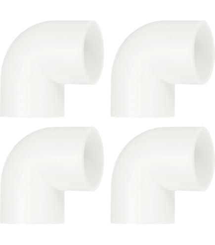 CAIHUA 12mm PVC-Rohrverbinder Set – 5 Stück, Gerade, T-, Kreuz-, Winkelverbinder (60°, 90°, 120°, 135°) – Für Gartenbewässerung, Regalsysteme & DIY – Innen Ø12mm, Außen Ø16mm