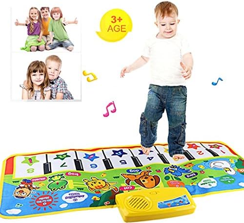 Falaiduo 2018 Play Keyboard Musical Music Singing Gym Carpet Mat Best Kids Baby Gift Idea 73 X 35cm (multicoloured)