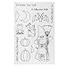 Produktbild ECMQS Halloween Süße Hexe DIY Transparente Briefmarke, Silikon Stempel Set, Clear Stamps, Schneiden Schablonen, Bastelei Scrapbooking-Werkzeug