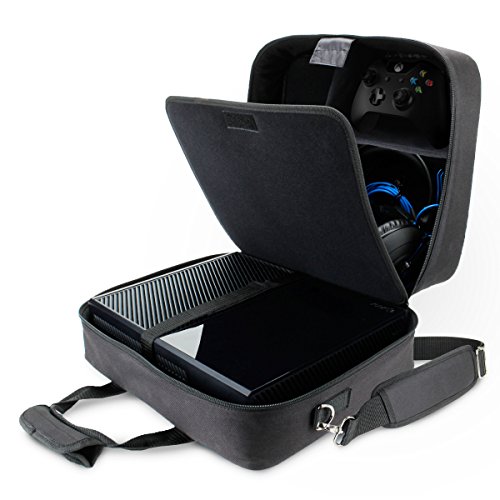 USA Gear Console Carrying Case for Travel with Adjustable Shoulder Strap - Compatible with PlayStation 4 Pro… - Image 4